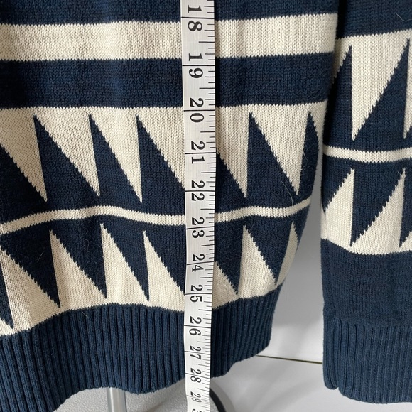 H&M LOGG Aztec, Southwest Button Down Cardigan Sz M - Picture 6 of 8